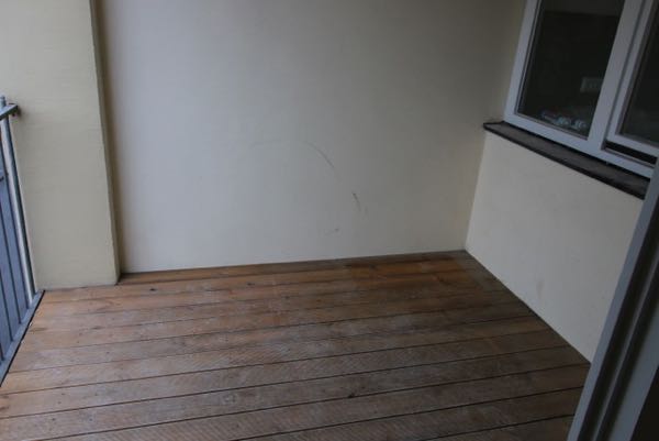Balkon vorher